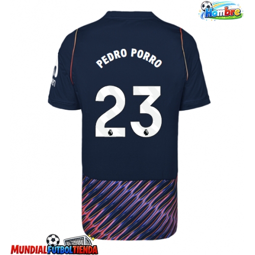 Camiseta Tottenham Hotspur Pedro Porro #23 Segunda Equipación Replica 2026-27 mangas cortas